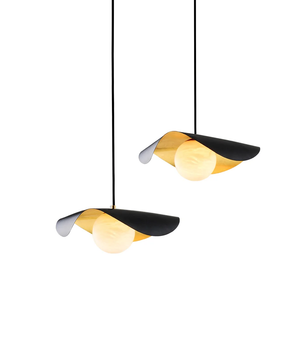 Curved Shell Pendant Light