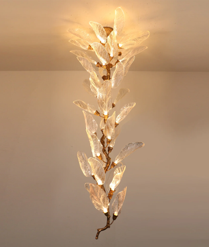 Bronze Branch Chandelier