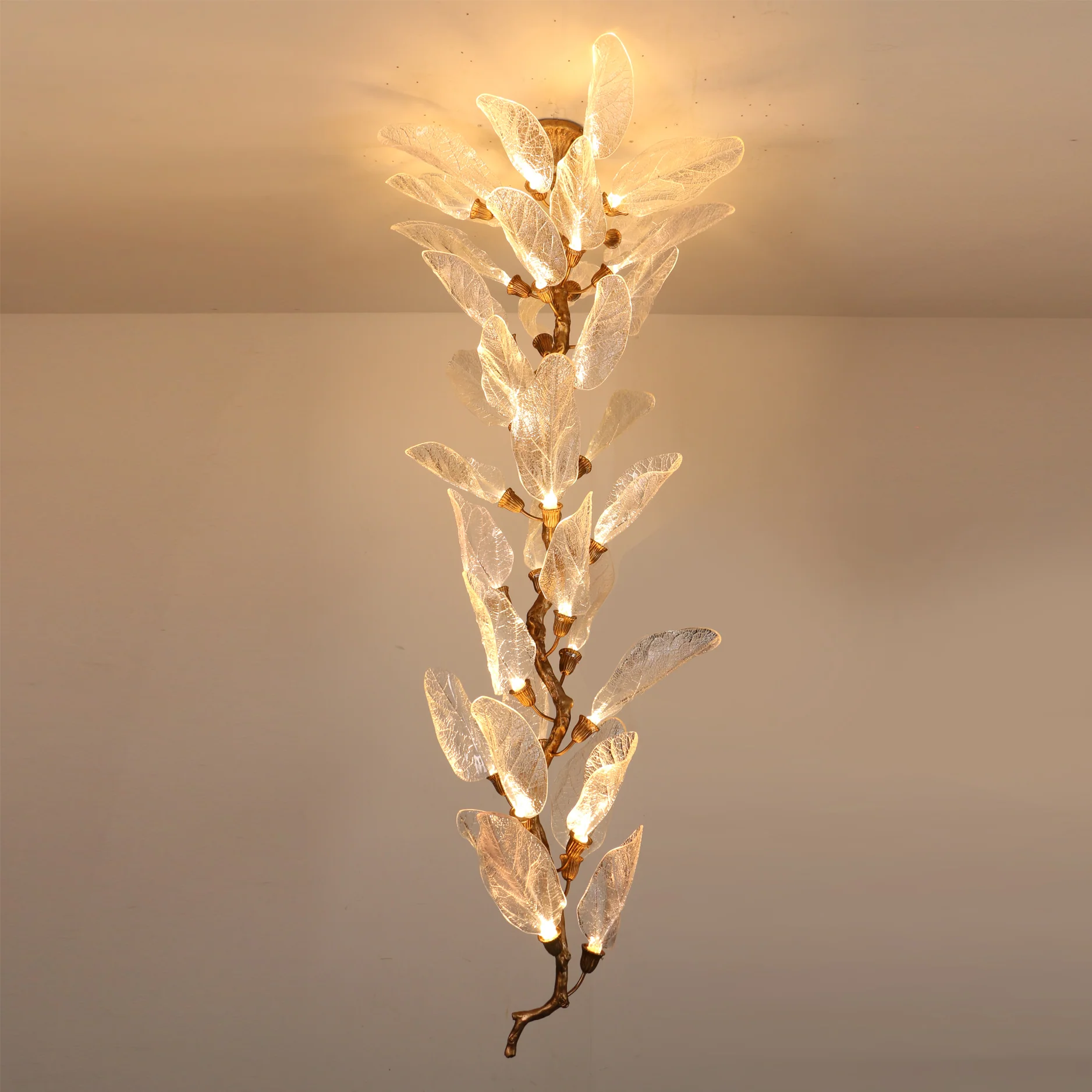 Bronze Branch Chandelier