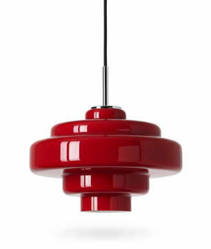 Tiered Glass Pendant Light