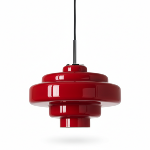 Tiered Glass Pendant Light