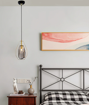 Faceted Gem Pendant Light