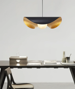 Curved Shell Pendant Light