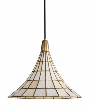 Campana Brass & Glass Pendant