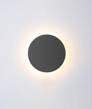 Plenilunio Full-Moon Backlit Outdoor Wall Light