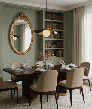 Curved Shell Pendant Light