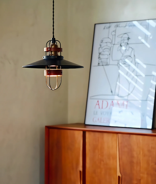 Caged Nautical Pendant Light