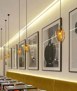 Faceted Gem Pendant Light