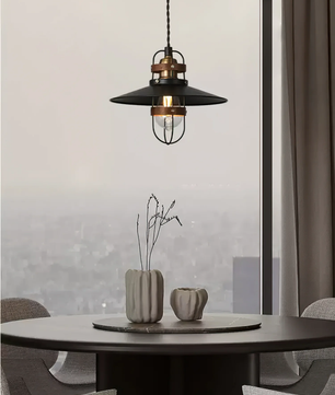 Caged Nautical Pendant Light
