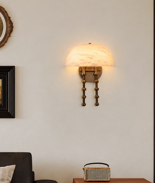 Méduse Alabaster Wall Sconce