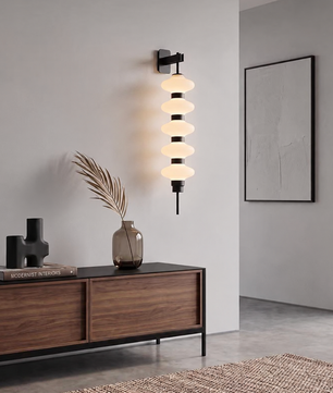 Stacked Glass Wall Sconce