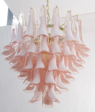 Murano Style Tiered Chandelier