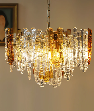 Ice Glass Chandelier