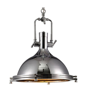 Industrial Nautical Dome Pendant Light