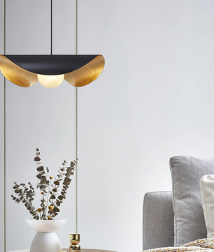 Curved Shell Pendant Light