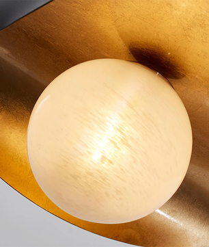Curved Shell Pendant Light