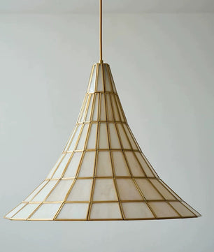 Campana Brass & Glass Pendant