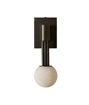 The Volterra Alabaster Orb Sconce
