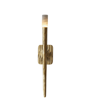 The Volterra Fluted Alabaster Sconce