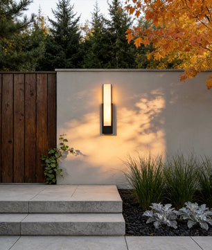 Sentinella Slim Outdoor Marble-Effect Wall Light