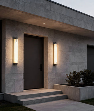 Sentinella Outdoor Marble-Effect Wall Light