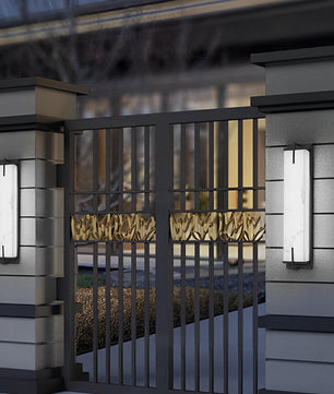 Sentinella Outdoor Marble-Effect Wall Light