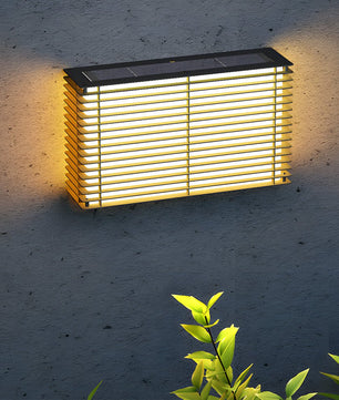 Persiana Louvered Outdoor Wall Light