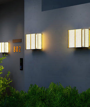 Persiana Louvered Outdoor Wall Light